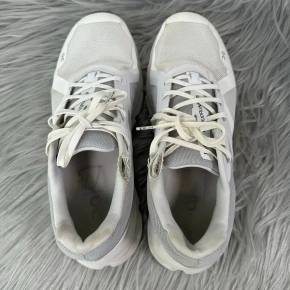 On Running Cloudrunner Womens Size 10.5 Shoes White Running Sneakers - Picture 9 of 10